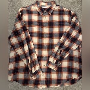Sonoma Big & Tall Men’s Flannel Button Down Long Sleeve Shirt, 3XB